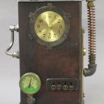 steampunk clock time machine